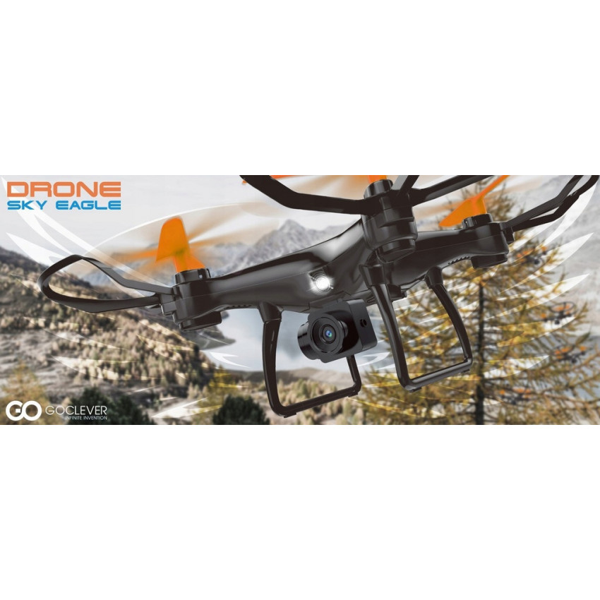 GOCLEVER SKY EAGLE DRONE CAMERA AUTO BACK 360 80M